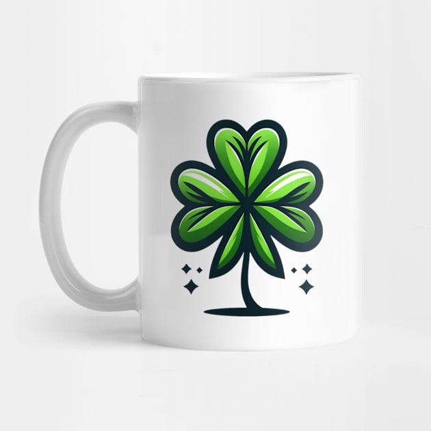 Lucky Clover: A Symbol of Fortune by Teeeshirt